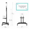 Мобильная стойка для видеоконференцсвязи Onkron TS1881 Мобильная стойка для видеоконференцсвязи Onkron TS1881