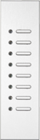 Контрольная панель KNX IPAS Trico 8 Aluminium anodized, raised buttons