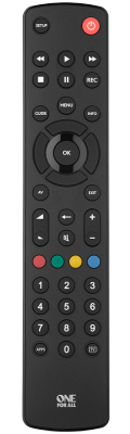 Универсальный програмируемый пульт ДУ для телевизора OneForAll URC 1210 Contour TV Универсальный програмируемый пульт ДУ для телевизора OneForAll URC 1210 Contour TV
