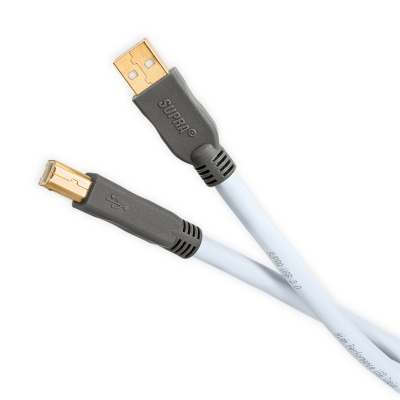 Высокоскоростной USB кабель 2.0 USB A - USB B Supra USB 2.0 A-B Blue Высокоскоростной USB кабель 2.0 USB A - USB B Supra USB 2.0 A-B Blue