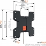 Фиксированный кронштейн для телевизора Vogels WALL3105 B Фиксированный кронштейн для телевизора Vogels WALL3105 B