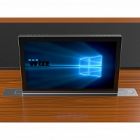 Моторизированный выдвижной двухсторонний сенсорный монитор Wize WR-17B2 Touch