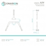 Адаптер для монитора без VESA Onkron A2V Адаптер для монитора без VESA Onkron A2V