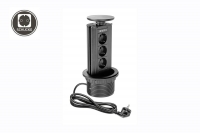 Встраиваемый розеточный блок GTV AE-BPW3GS-20