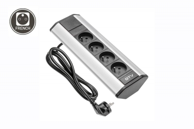 Сетевой удлинитель угловой GTV AE-PBKT4U-80