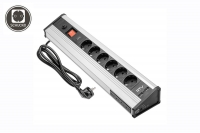 Настольный розеточный блок GTV AE-PBMUL6S6U-53