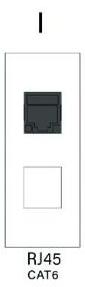 Модуль AV RJ45 Cat.6 Element One Socket-X I