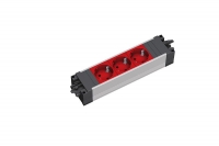 Розеточный блок Bachmann STEP ALU (3SRED)