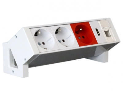 Настольный розеточный блок со струбциной Simply Connect Dock Square (4С) Настольный розеточный блок со струбциной Simply Connect Dock Square (4С)