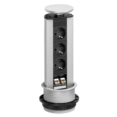 Встраиваемый розеточный блок Sсhulte EVOline Port (3S2LAN) Встраиваемый розеточный блок Sсhulte EVOline Port (3S2LAN)