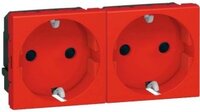 Розетка встраиваемая (2х2К+3, 90х45 мм) Simply Connect 147104 - 2 Modules (2S)