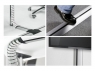 Напольный кабель-канал органайзер, 800 мм Sсhulte EVOline Bridge cable tray, screw mounting 800mm Напольный кабель-канал органайзер, 800 мм Sсhulte EVOline Bridge cable tray, screw mounting 800mm