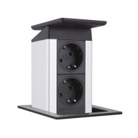 Встраиваемый розеточный блок Sсhulte EVOline PortPush (2S)
