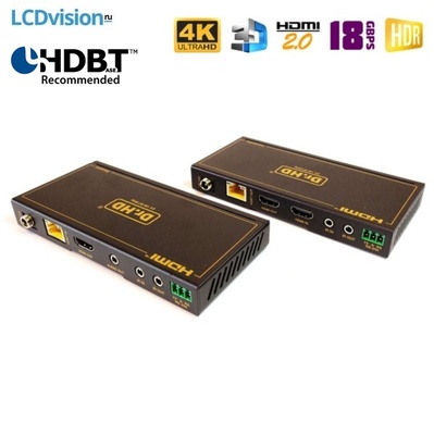 Удлинитель линии CAT комплект приемник-передатчик HDMI 4K с технологией HDBaseT Dr.HD EX 150 BT18Gp Удлинитель линии CAT комплект приемник-передатчик HDMI 4K с технологией HDBaseT Dr.HD EX 150 BT18Gp