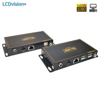 Удлинитель линии CAT комплект приемник-передатчик HDMI Full HD с технологией KVM USB 2.0 Dr.HD EX 50 KVM
