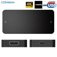 Устройство видеозахвата 4K для стриминга с камеры HDMI Type-A на USB 3.2 Gen 1 Type-C Lideo HTU-4K1