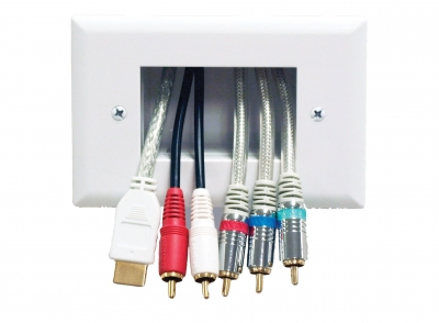 Установочная розетка Peerless-AV IBA4-W Easy Mount Recessed Low Voltage Cable Plate (White) Установочная розетка Peerless-AV IBA4-W Easy Mount Recessed Low Voltage Cable Plate (White)