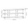 Тумба под телевизор Itechmount K1109B Тумба под телевизор Itechmount K1109B