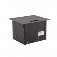 Корпус встраиваемого розеточного блока Kramer TBUS-1N Anodized Aluminum Black