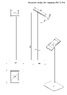 Напольная подставка для планшета LCD Floor Stand 278 Напольная подставка для планшета LCD Floor Stand 278