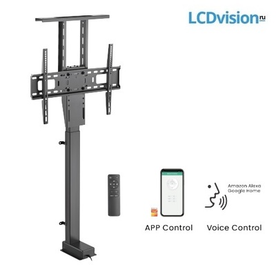 Лифт моторизованный для телевизора c управлением со смартфона или планшета Brateck LP66E-46M Лифт моторизованный для телевизора c управлением со смартфона или планшета Brateck LP66E-46M