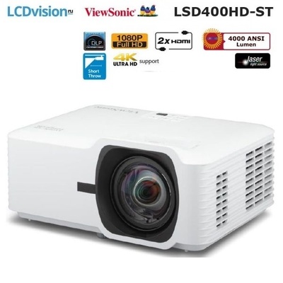 Лазерный проектор КФ для презентаций ViewSonic LSD400HD-ST Лазерный проектор КФ для презентаций ViewSonic LSD400HD-ST