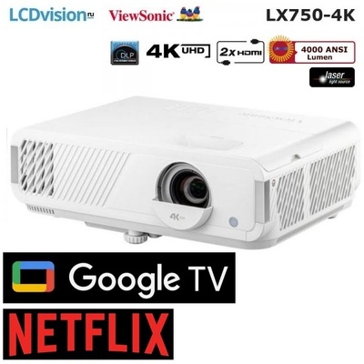 Лазерный проектор для домашнего кинотеатра ViewSonic LX750-4K
