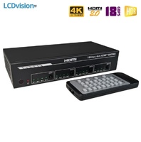 Матричный коммутатор HDMI 4х4 4K HDMI 2.0 с деэмбеддером, ARC и даунскейлером Dr.HD MA 447 SLA