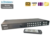 Матричный коммутатор HDMI 8х8 4K HDMI 2.0 с деэмбеддером, ARC и даунскейлером Dr.HD MA 887 SL