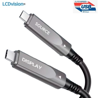 Активный оптический гибридный волоконно-медный кабель USB 3.1 Gen2 Prestel UСC322-0XX USB С (M) - USB C (M) Активный оптический гибридный волоконно-медный кабель USB 3.1 Gen2 Prestel UСC322-0XX USB С (M) - USB C (M)
