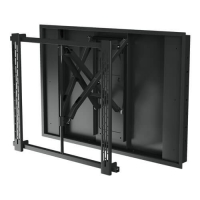 Выдвижной-поворотный кронштейн для телевизора c монтажным коробом Future Automation PS80-WB Satin Black