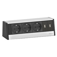 Настольный розеточный блок Sсhulte EVOline R-Dock M (3S2UCa)