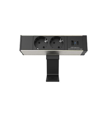 Настольный розеточный блок USB порт-зарядка со струбциной Simply Connect Desk (2S2UCac) Настольный розеточный блок USB порт-зарядка со струбциной Simply Connect Desk (2S2UCac)