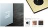 Розетка одинарная для скрытой установки 2 х USB Basalte 402-03 Black Розетка одинарная для скрытой установки 2 х USB Basalte 402-03 Black