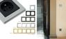 Розетка одинарная для скрытой установки 2 х USB Basalte 402-03 Black Розетка одинарная для скрытой установки 2 х USB Basalte 402-03 Black