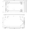 Настенный кронштейн рамка Samsung Galaxy Tab A9+ SmartThings sDock Fix Tab A 11 Настенный кронштейн рамка Samsung Galaxy Tab A9+ SmartThings sDock Fix Tab A 11
