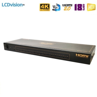 Усилитель-распределитель HDMI 1х16 4K HDMI 2.0 Dr.HD SP 1166 SL Усилитель-распределитель HDMI 1х16 4K HDMI 2.0 Dr.HD SP 1166 SL
