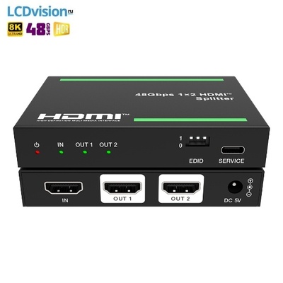 Усилитель-распределитель HDMI 1х2 8K HDMI 2.1 Lideo SP-8K12 Усилитель-распределитель HDMI 1х2 8K HDMI 2.1 Lideo SP-8K12