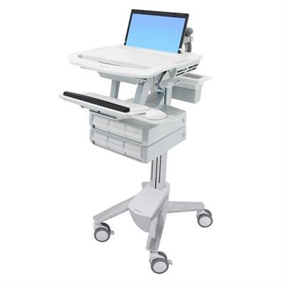 Мобильная рабочая станция для ноутбука Ergotron SV43-1160-0 StyleView Laptop Cart, 4 Drawers (3×1+1) Мобильная рабочая станция для ноутбука Ergotron SV43-1160-0 StyleView Laptop Cart, 4 Drawers (3×1+1)