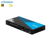 Коммутатор-переключатель HDMI 2х1 8K HDMI 2.1 с деэмбеддером Lideo SW21A-8K