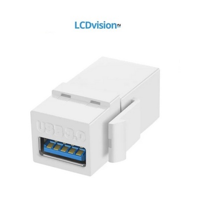 Вставка Keystone с разъемом USB A DATA F-F Rikett Keystone with USB A connector F-F Вставка Keystone с разъемом USB A DATA F-F Rikett Keystone with USB A connector F-F