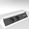 Встраиваемый розеточный блок ASA VersaNet 2.0 (2S2UCaс1С) Встраиваемый розеточный блок ASA VersaNet 2.0 (2S2UCaс1С)