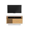 Тумба под телевизор BDI Vertica 8556 Satin White / White Oak Тумба под телевизор BDI Vertica 8556 Satin White / White Oak