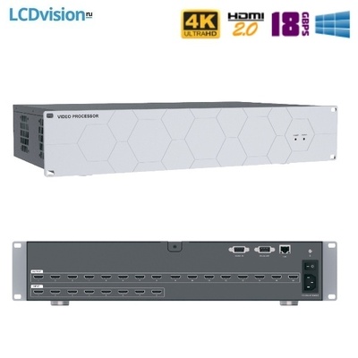 Контроллер видеостены 4x4 видео процессор 4K Prestel VWC-L2H0816