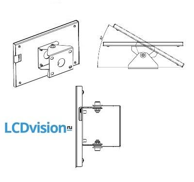 Настенный кронштейн для планшета с поворотом LCD Wall mounted bracket Turn 559 Настенный кронштейн для планшета с поворотом LCD Wall mounted bracket Turn 559